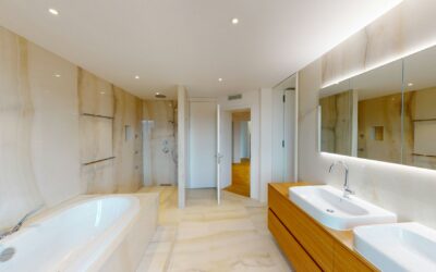 Marble Bathroom Renovation for a Spa-Like, Timeless Bath