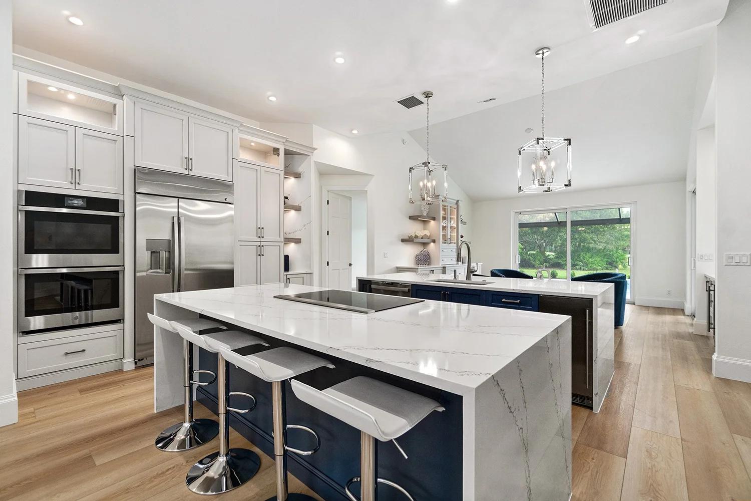 Contemporary Open Plan Kitchen Kitchen Remodel by Ambiance Creations - Kitchen Remodeling Services Naples FL project photo 2